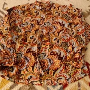 Men's Paisley Casual Button Down Shirt